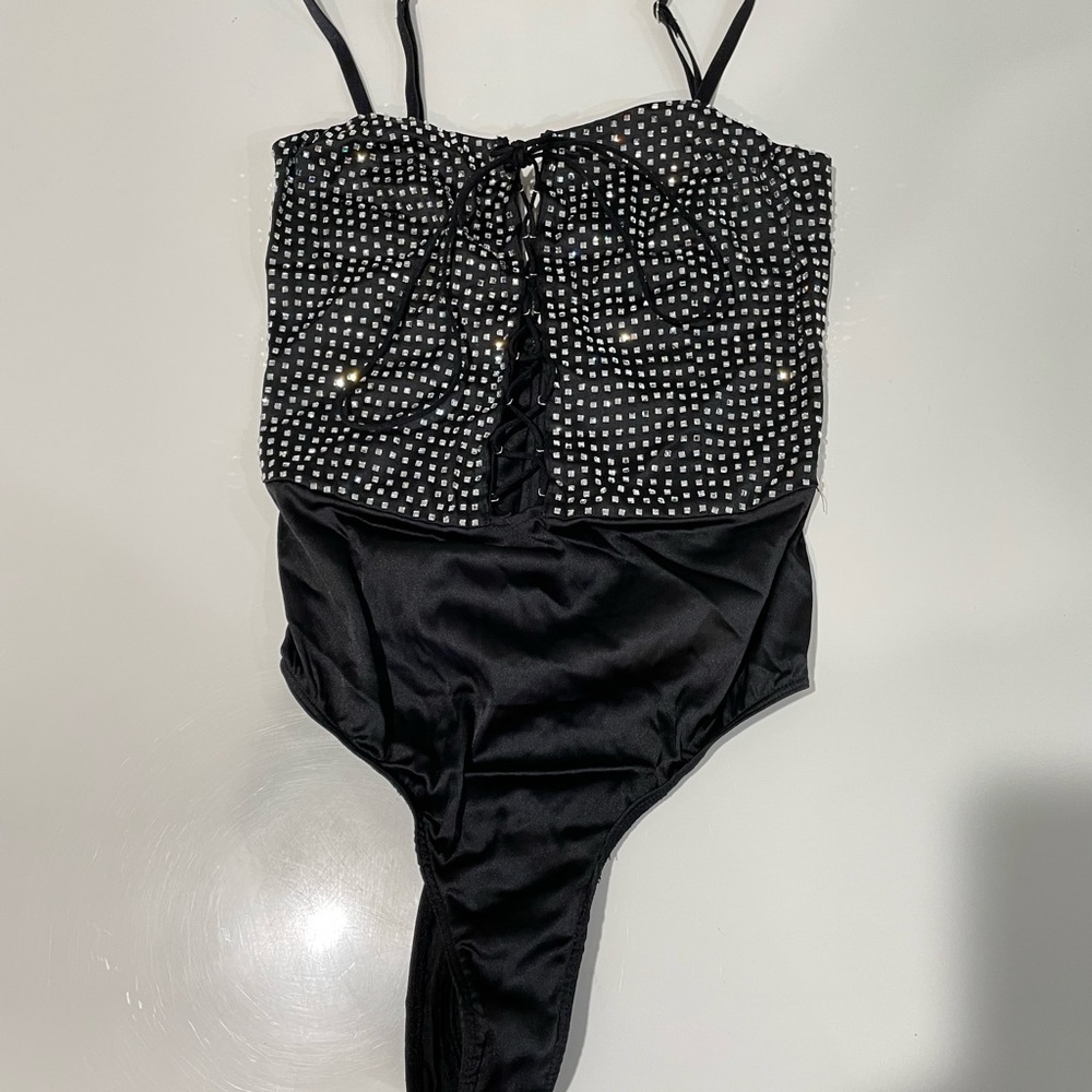 For Love & Lemons Mirage Mirrored Bodysuit XXS - Picture 3 of 8